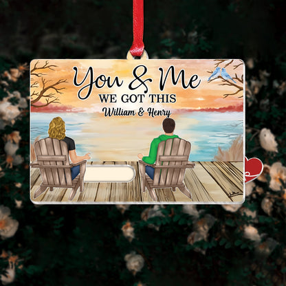 Couple - You & Me We Got This - Personalized Acrylic Slider Card