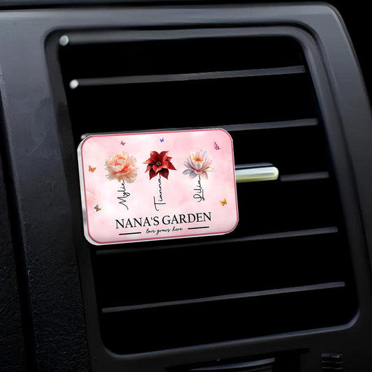 Family - Mom's Garden - Personalized Blank Car Vent
