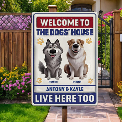Pet Lovers - Welcome To - Personalized Metal Sign