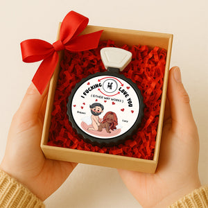 Couple - I F*cking Love You - Personalized Love Spinner