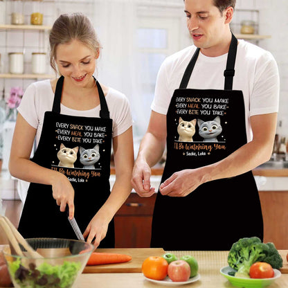 Pet Lover - I'll Be Watching You - Personalized Apron