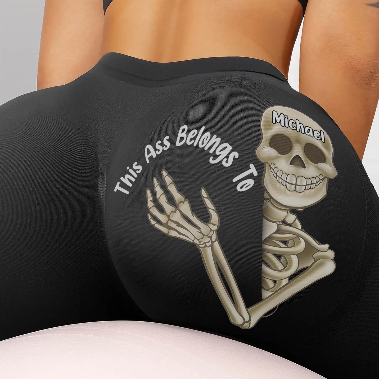 Sport Lover - This Ass Belongs To - Personalized Legging