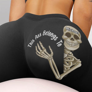 Sport Lover - This Ass Belongs To - Personalized Legging