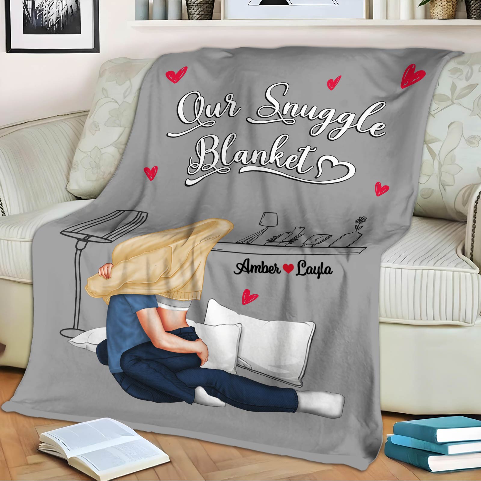 Couple - Our Snuggle Blanket - Personalized Blanket