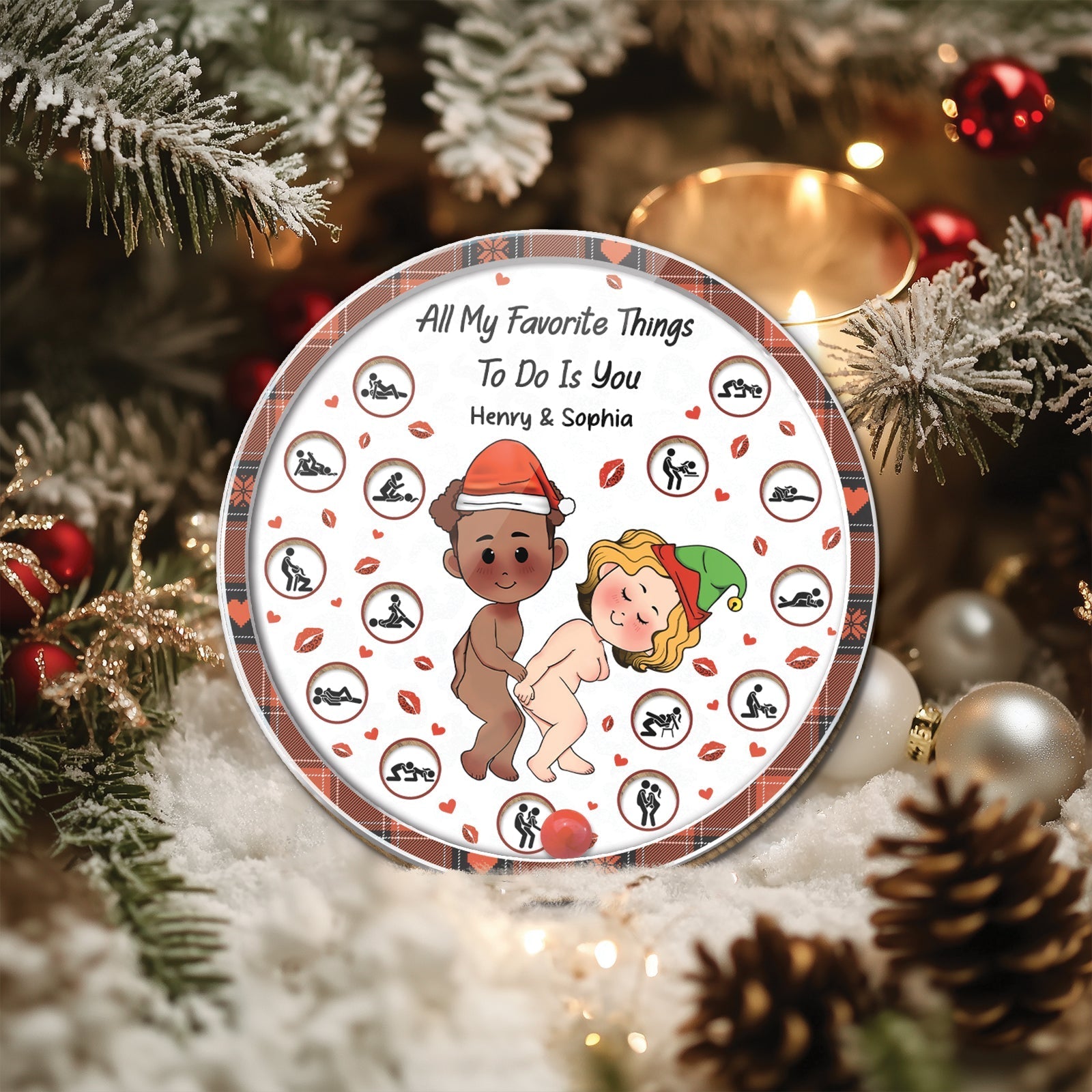 Couple - All My Favorite Things To Do Is You - Personalized Ball Balancing Game