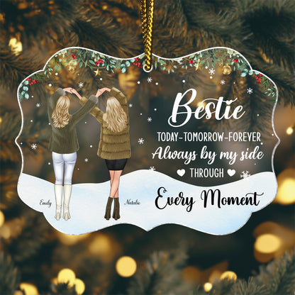 Besties - To My Bestie Thank You For Being Such An Important Piece Of My Life - Personalized Acrylic Ornament