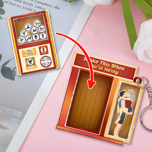 Couple - Shake This When You Want Me Naked - Personalized Shaking Keychain