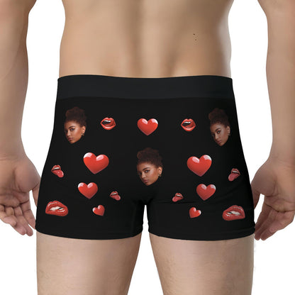 Couple - I Sucked It So It's Mine - Personalized Photo Boxer