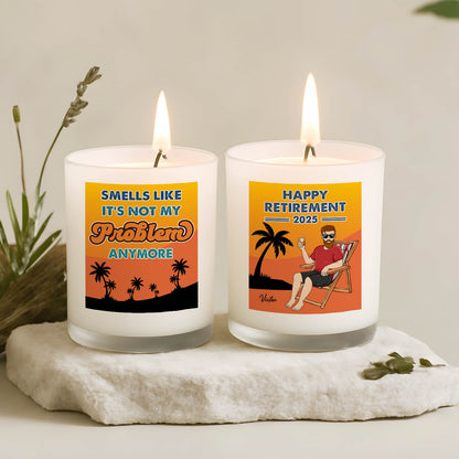 Happy Retirement - Personalized Scented Candle