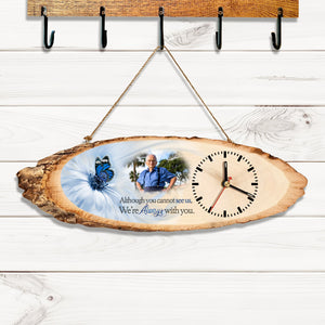 Family - I'm Always With You - Personalized Wooden Clock