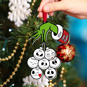 Family - Monster Family - Personalized Acrylic Ornament