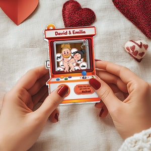 Couple - Shake This When You Want Me Naked - Personalized Shaking Keychain