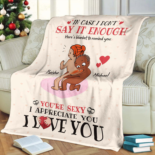 Couple - You're Sexy  - Personalized Blanket