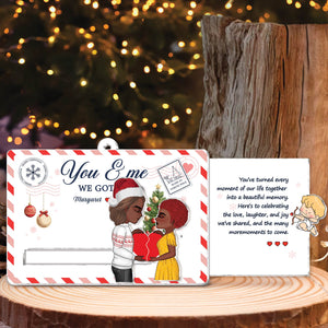 Couple - You & Me We Got This - Personalized Acrylic Slider Card