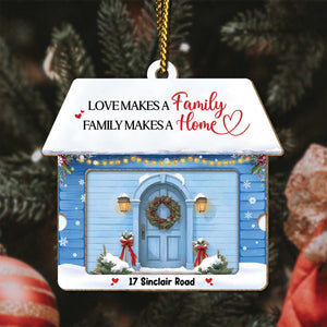 Family - Together Our Favorite Place To Be - Personalized Wooden Slider Card