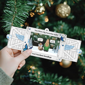 Pet Lover - You Were My Favorite Hello And Hardest Goodbye - Personalized Acrylic Slider Card