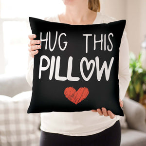 Couple - Hug This Pillow Until You Can Hug Me Again - Personalized Pillow