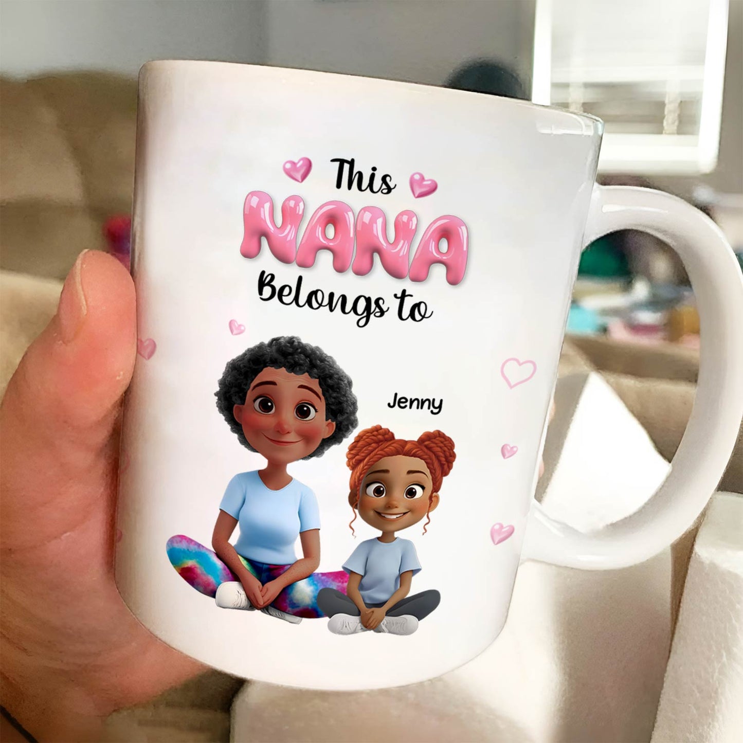 Gifts For Mom - This Grandma Belongs To - Personalized Mug
