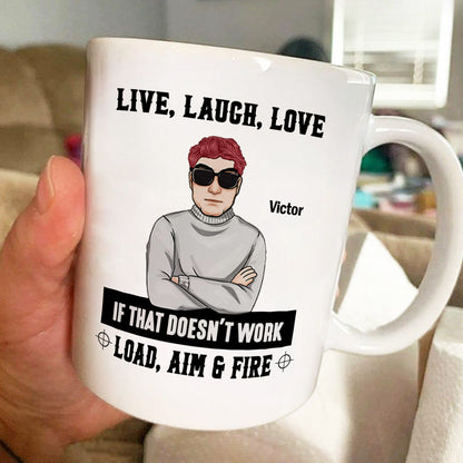 Family - Live, Laugh, Love - Personalized Mug