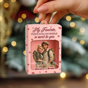 Personalized 3D couple gift box with photo and heartfelt message for special occasions