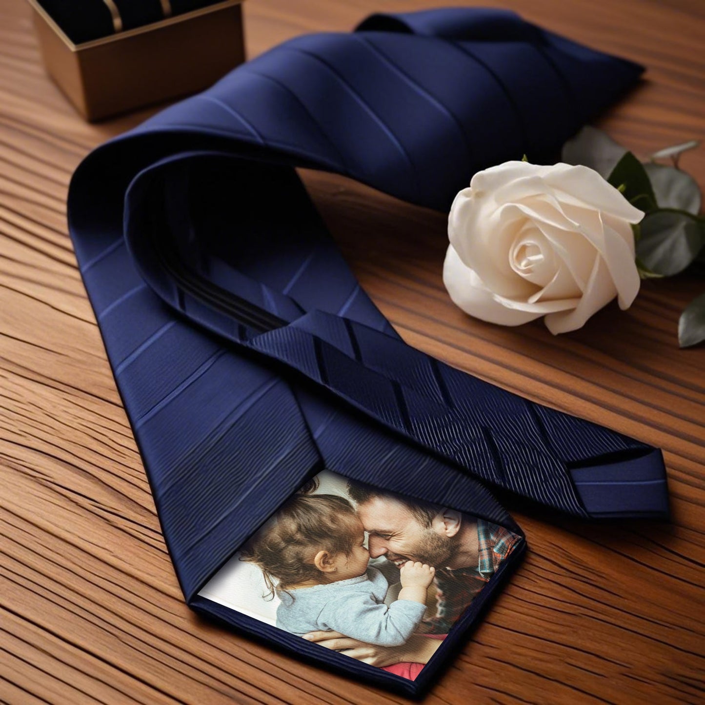 Father - Personalized Photo Tie Patch