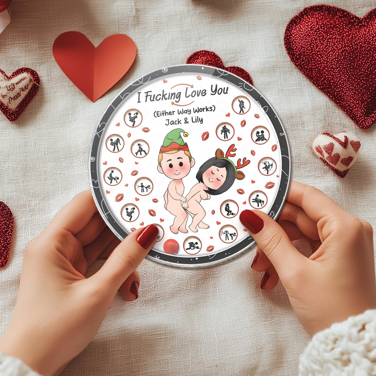 Couple - All My Favorite Things To Do Is You - Personalized Ball Balancing Game
