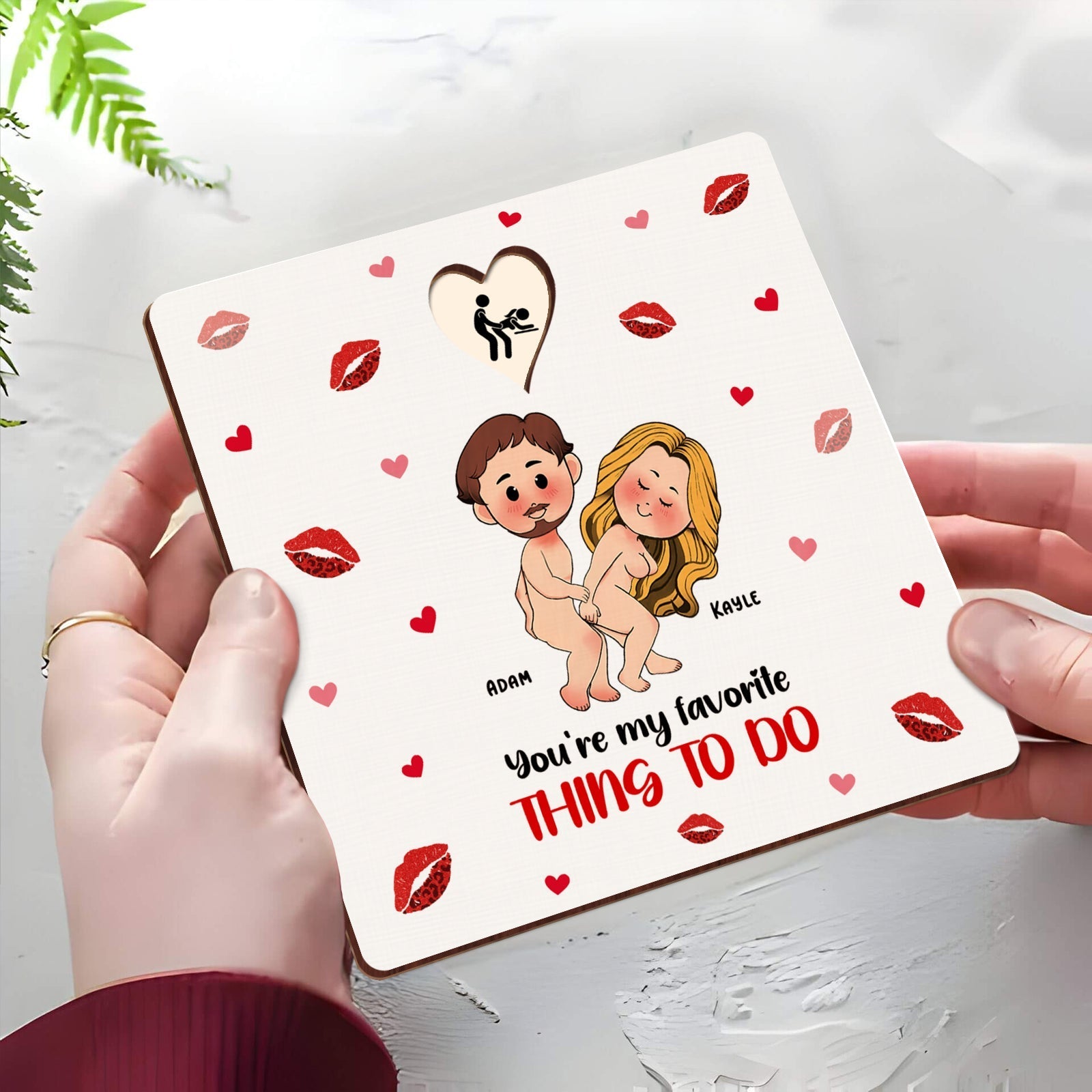 Couple - You're My Favorite Thing To Do - Personalized Love Toy Gift