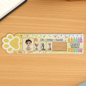 Run To Me - Personalized Pet Friends Shaking Ruler For Kids