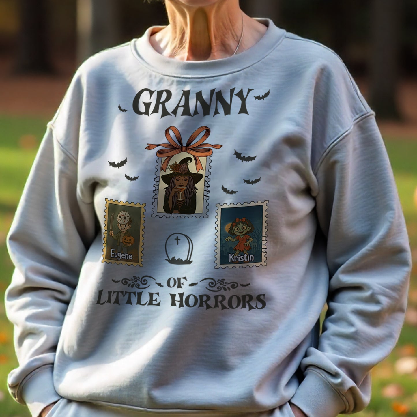 Grandma Halloween Shirt Of Little Horrors