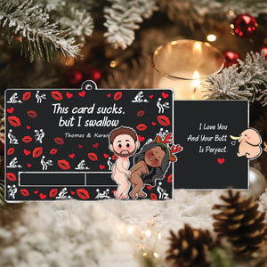 Couple - All This Ass Is Just For You - Personalized Acrylic Slider Card - Ver 3