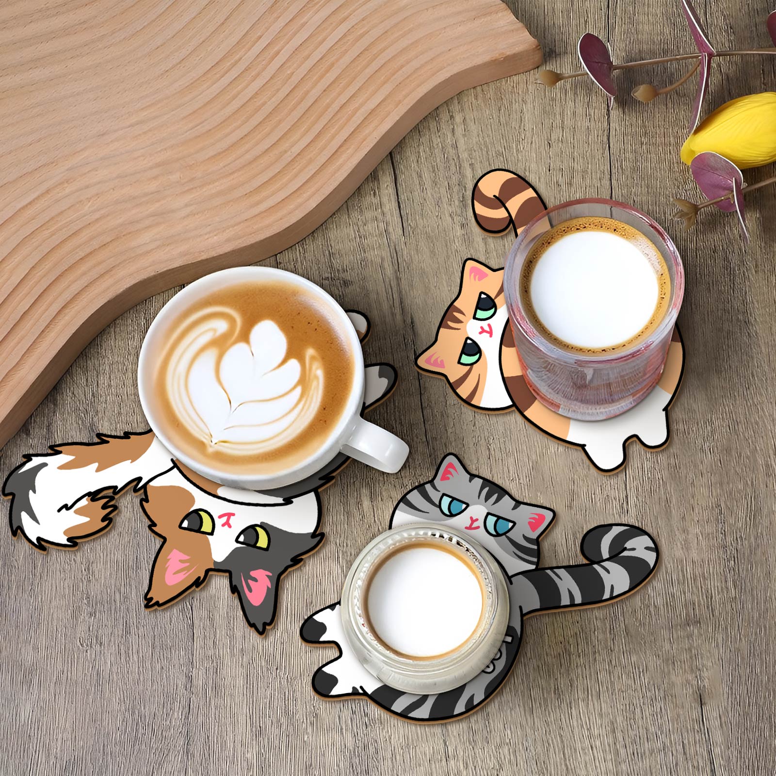 Pet Lover - Funny Cat - Personalized Coaster