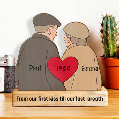 Couple - From Our First Kiss Till Our Last Breath - Personalized Puzzle