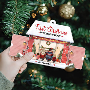 Family - Together Our Favorite Place To Be - Personalized Acrylic Slider Card