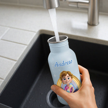 For Kid - Rainbow - Personalized Kids Water Bottle