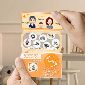 Family - The “Name” Family - Personalized Acrylic Gacha Machine