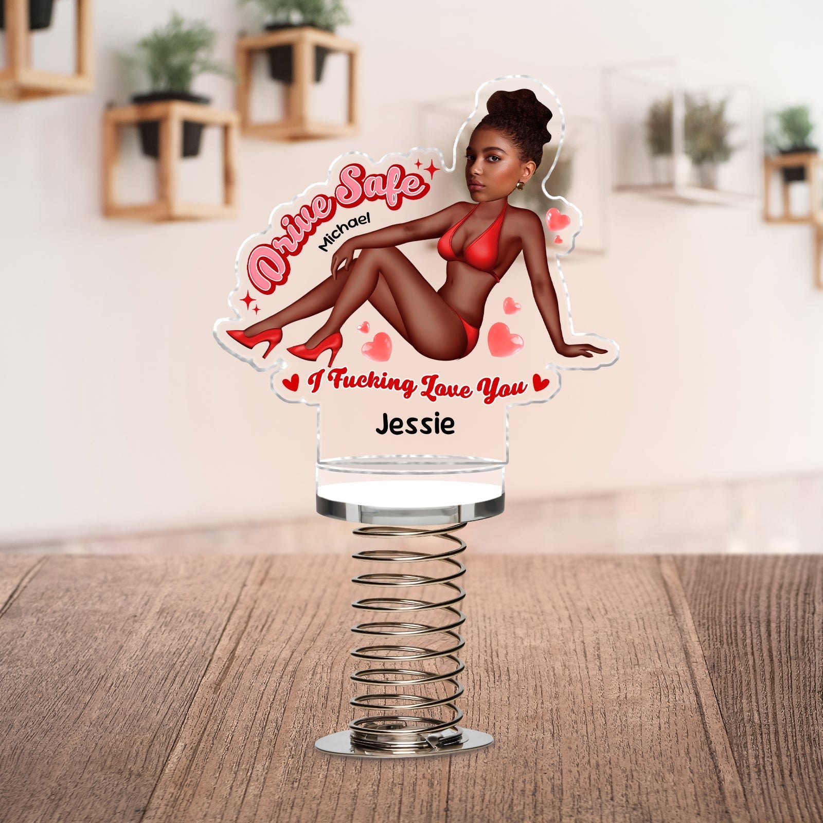 Couple - Drive Safe - Personalized Custom Photo Standee