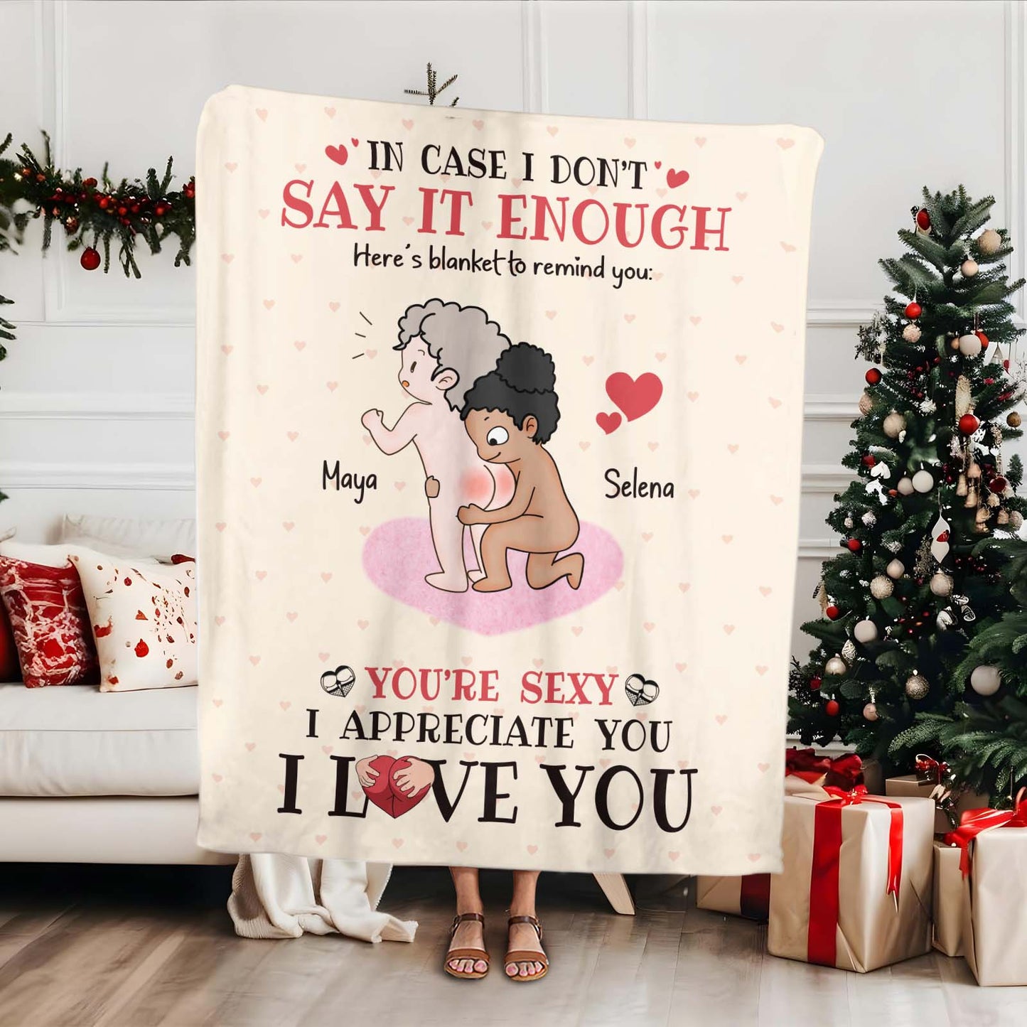 Couple - You're Sexy  - Personalized Blanket