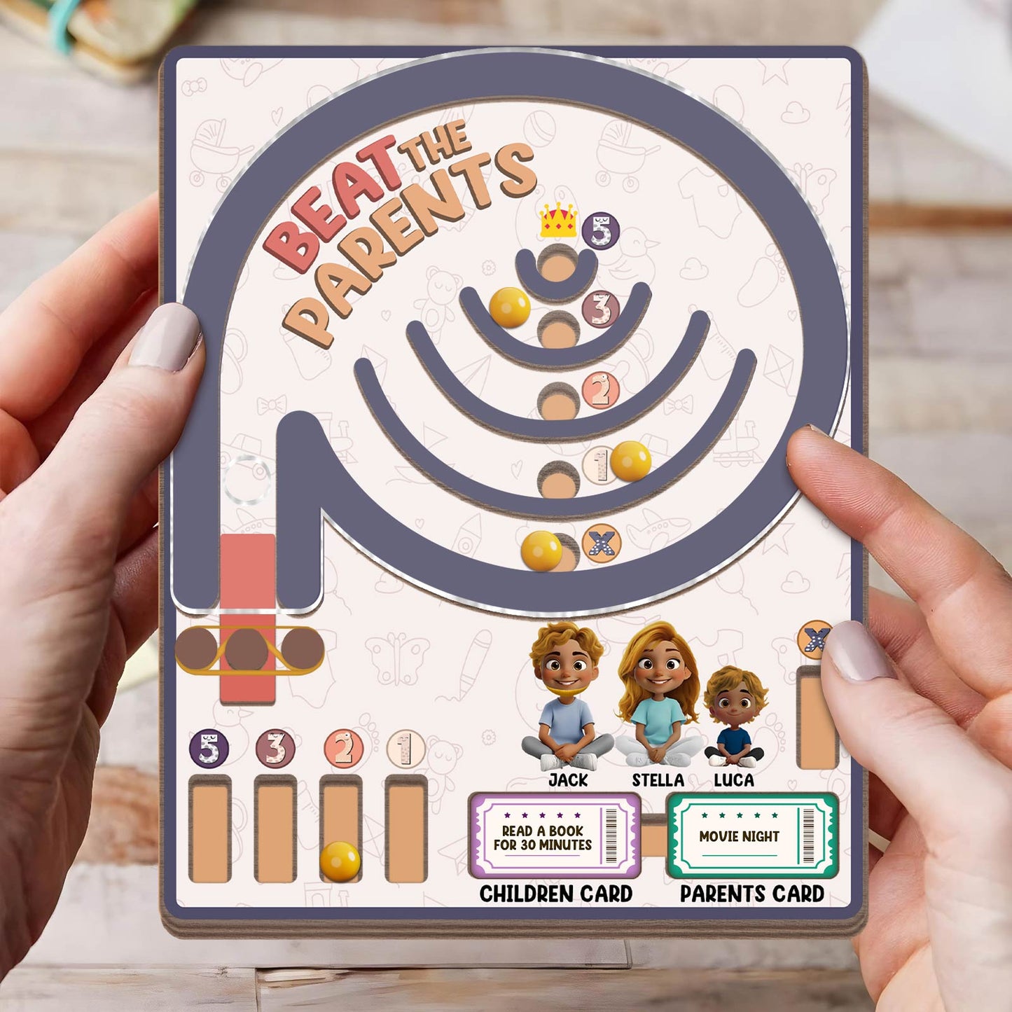 Family - Beat The Parents - Personalized Family Challenge Game