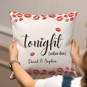 Couple - Tonight/Not Tonight - Personalized Pillow