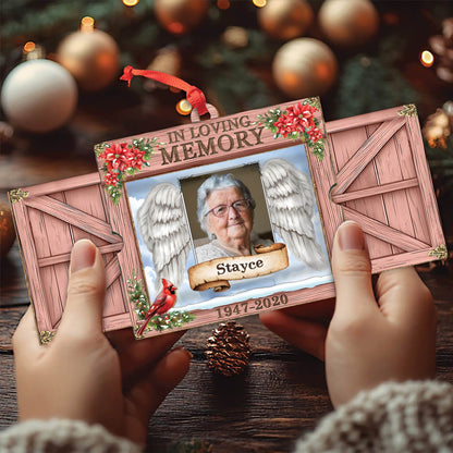 Family - In Loving Memory - Personalized Wooden Slider Card