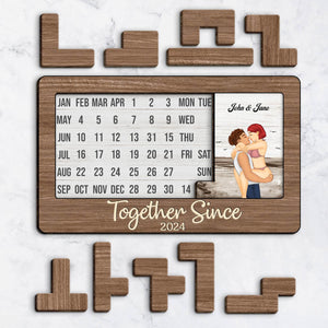 Couple - You Will Forever Be My Always - Personalized Sliding Puzzle Calendar