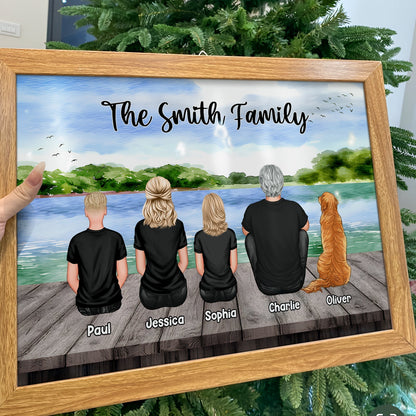 Family - Lake View Family - Personalized Poster