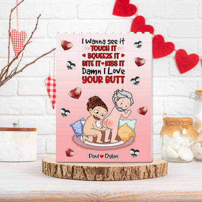 Couple - I Adore You And Love Every Part Of You Especially - Personalized Jigsaw Puzzles