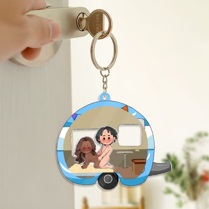 Couple - Love Journey Of Ours - Personalized Shaking Keychain - Ver Daily