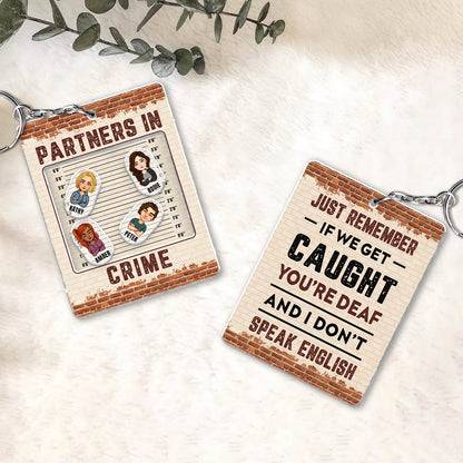 Bestie - Partners In Crime - Shaking Keychain