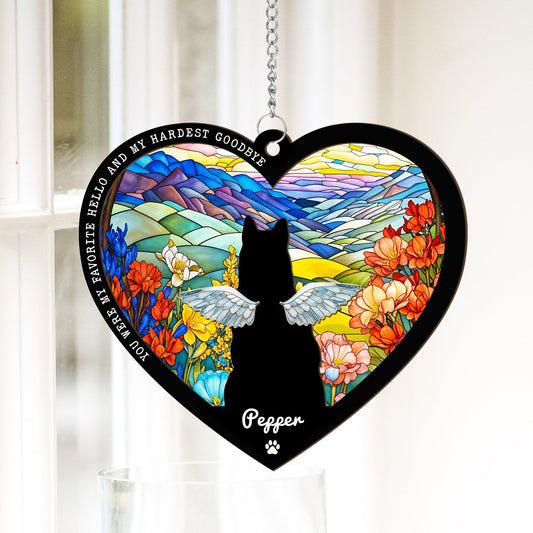 Pet Lover - Memorial Suncatcher - Personalized 2-Layered  Ornament
