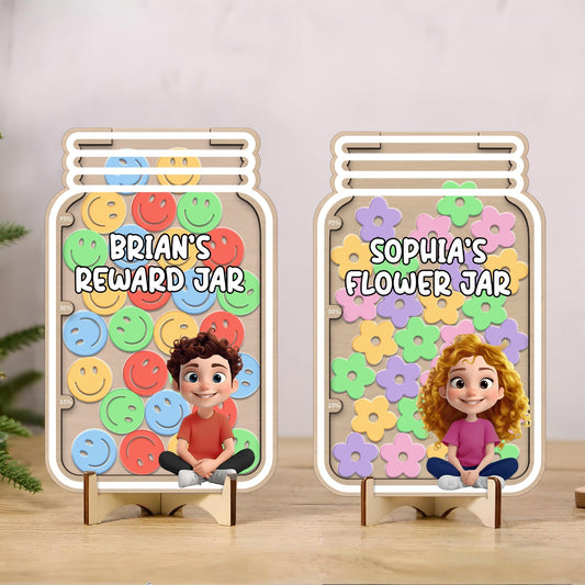 Family - Little Wins Jar - Personalized Reward Jar