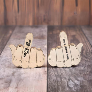 Automatic Middle Finger - Personalized Flip-Off Thumbs-Up Slider