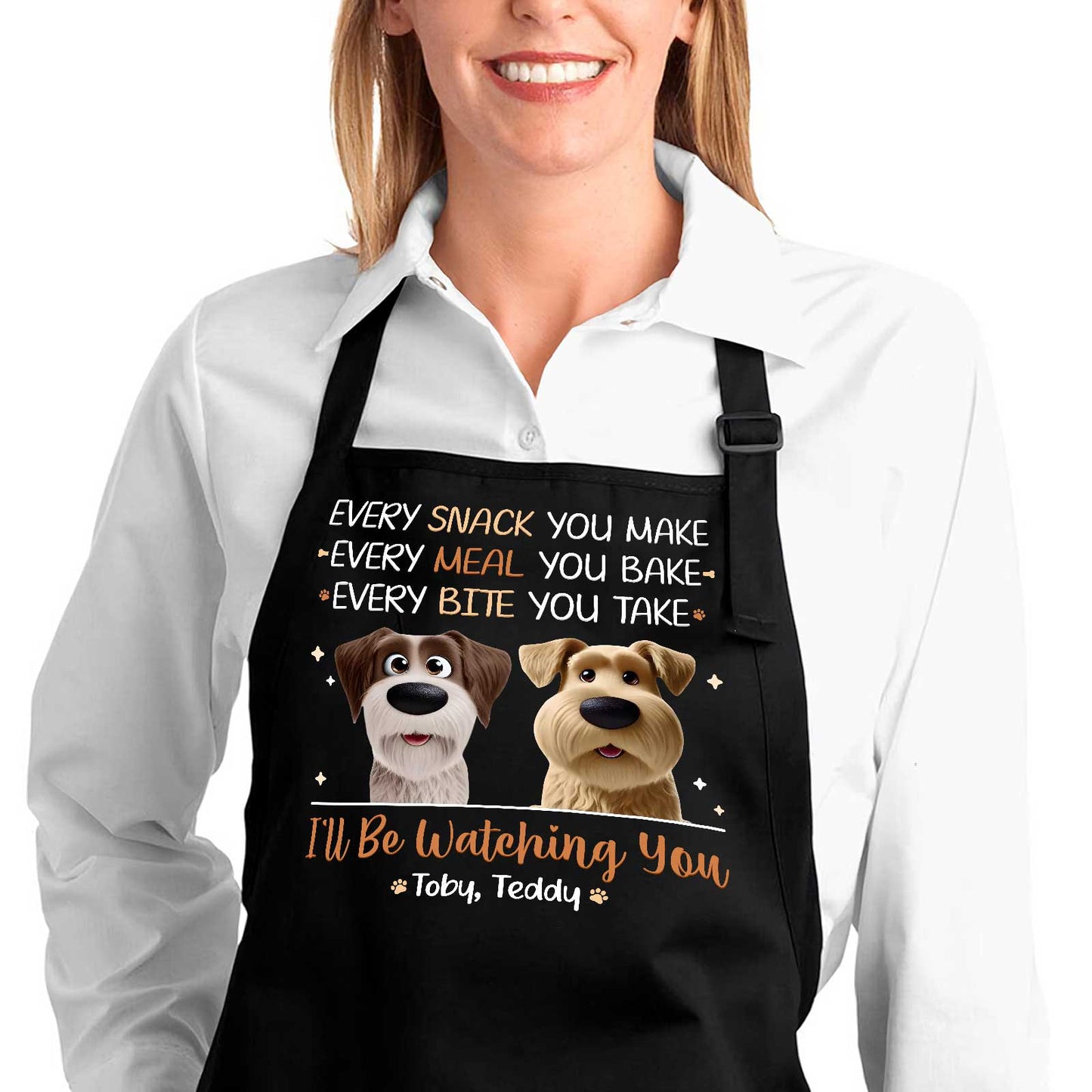 Pet Lover - I'll Be Watching You - Personalized Apron