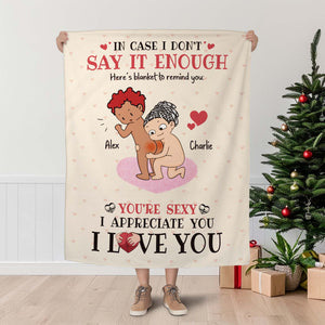Couple - You're Sexy  - Personalized Blanket